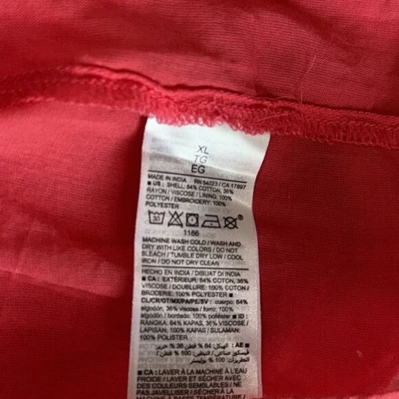 Old Navy Sleeveless Womens Dress XL Cotton Floral Pattern Made In India - Picture 4 of 9